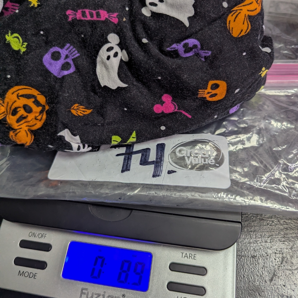 Cute Mouse and Candy Halloween Themed Black Top 1X - Picture 5 of 5